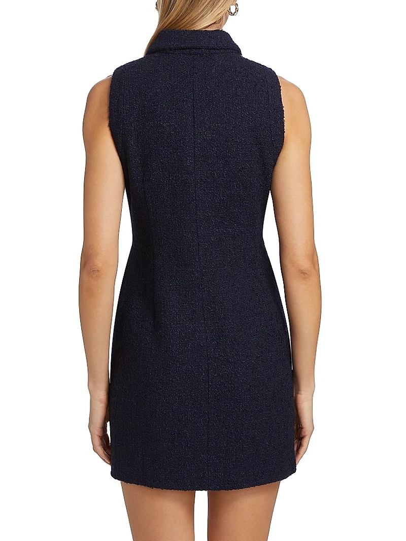 Sophia Sleeveless Mini Shirtdress