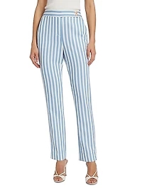 Eden Cigarette Striped Pants