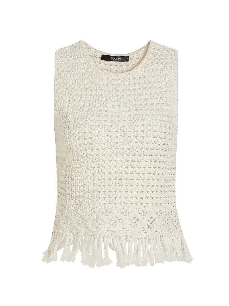 Myla Fringe Cropped Tank Top