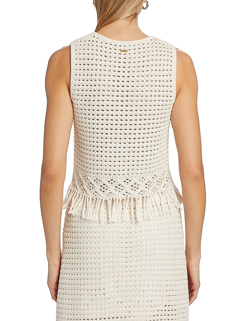 Myla Fringe Cropped Tank Top