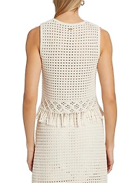 Myla Fringe Cropped Tank Top