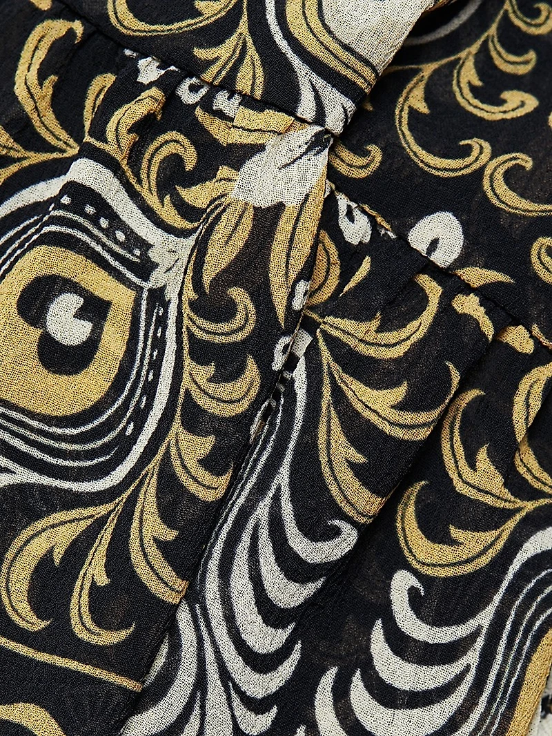 Arya Odyessy Print Midi Dress