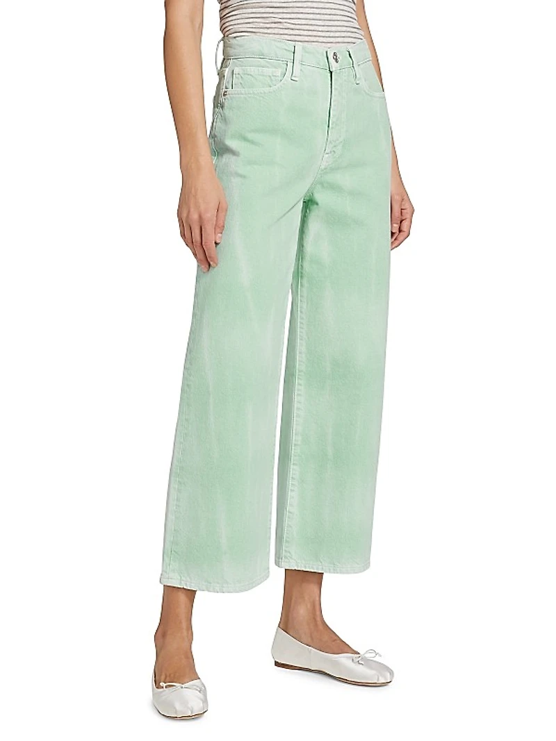 Le Jane Wide Crop Jeans