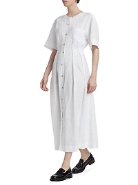 Day Linen Midi-Dress