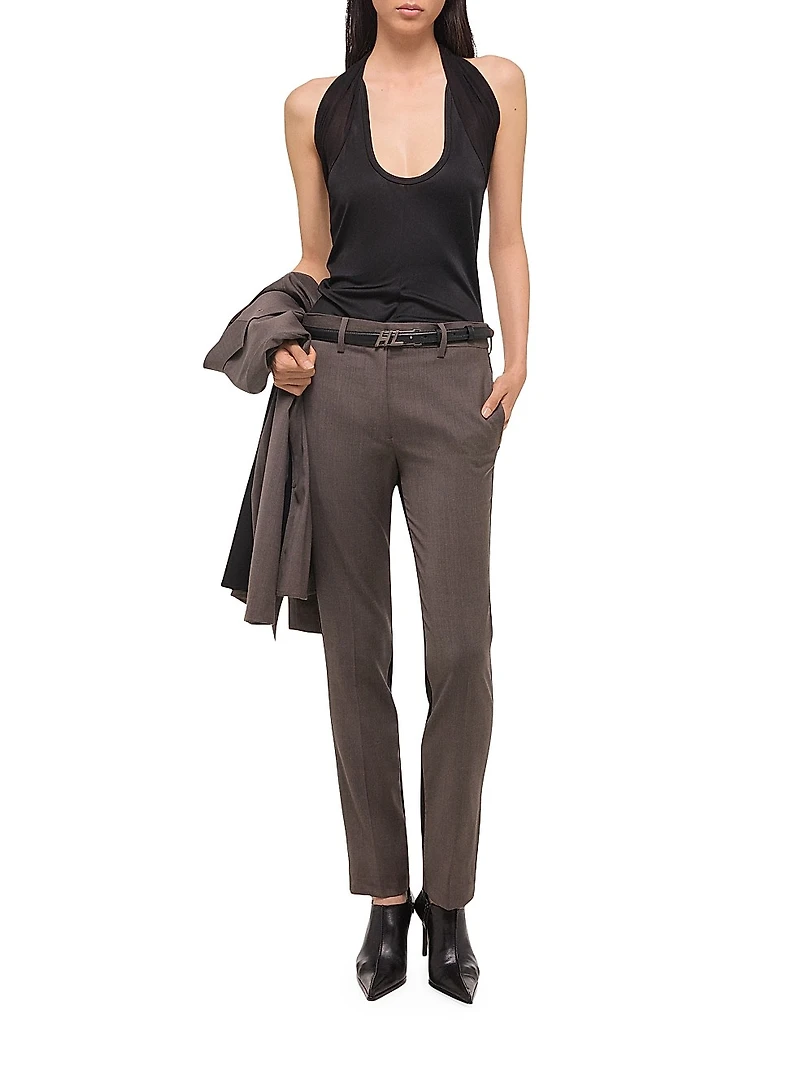 Dancer Liquid Jersey Halter Top