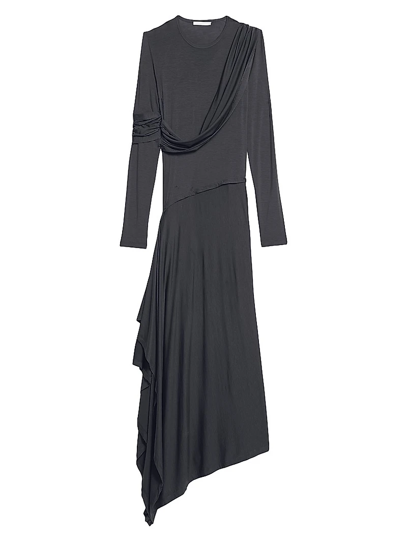 Protection Draped Midi-Dress
