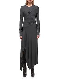 Protection Draped Midi-Dress