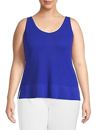 Plus V-Neck Tank