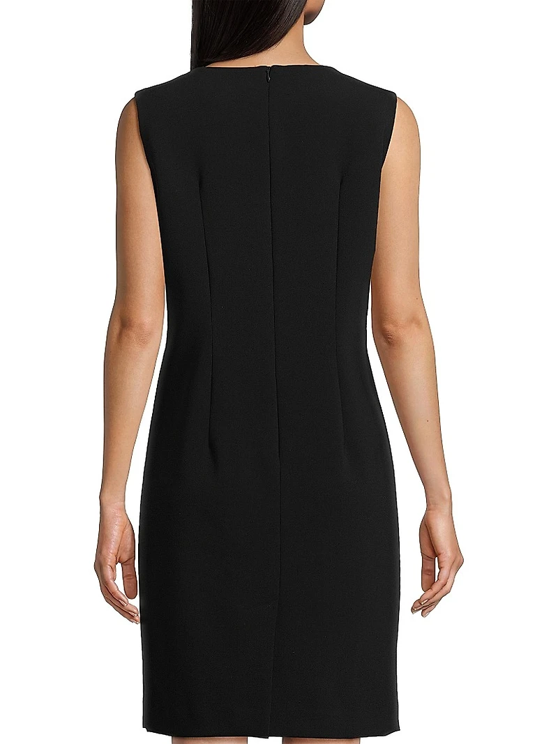 Double Crepe Sheath Dress