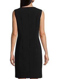 Double Crepe Sheath Dress