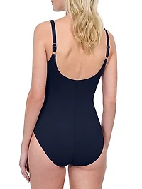 Rose Bud Floral One-Piece Swimsuit