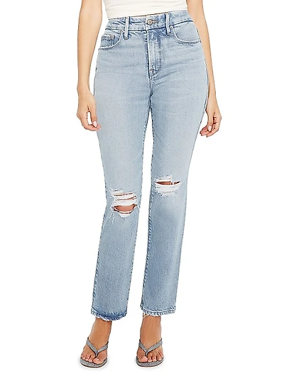 Good Legs Straight-Leg Jeans