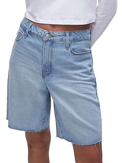 Denim Bermuda Shorts