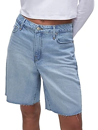 Denim Bermuda Shorts