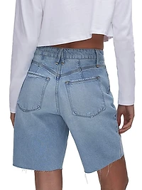 Denim Bermuda Shorts