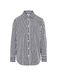 Everyday Striped Button-Up Shirt