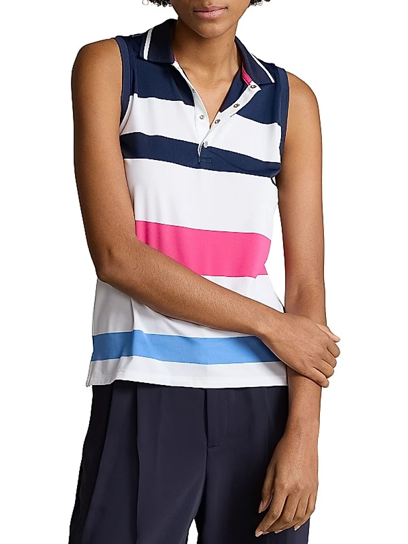 Airflow Sleeveless Polo Shirt