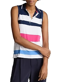 Airflow Sleeveless Polo Shirt