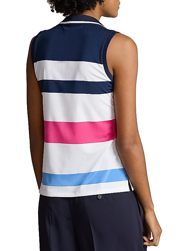 Airflow Sleeveless Polo Shirt