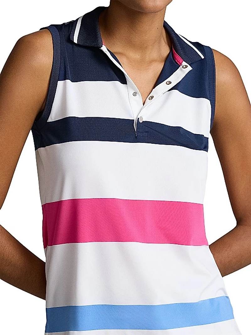 Airflow Sleeveless Polo Shirt