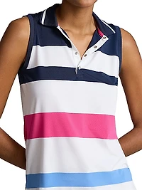 Airflow Sleeveless Polo Shirt