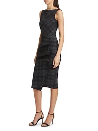 Adlia Plaid Cocktail Dress