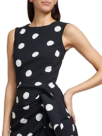 Wang Polka Dot Cocktail Dress