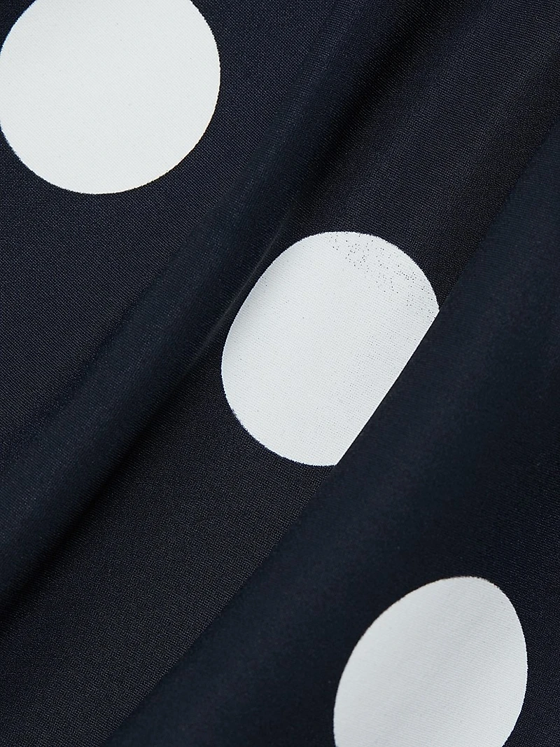 Wang Polka Dot Cocktail Dress