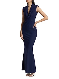 Duina Cowlneck Gown