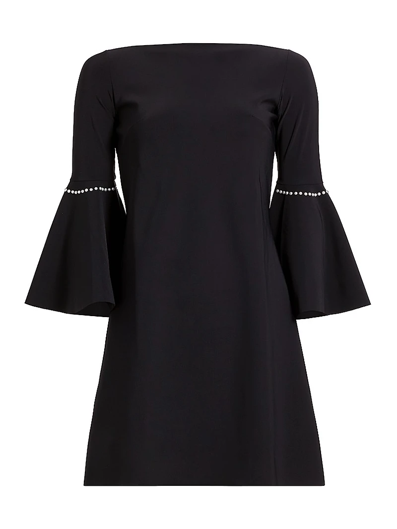 Natalia Pearl-Embellished Cocktail Dress
