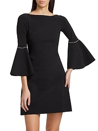 Natalia Pearl-Embellished Cocktail Dress