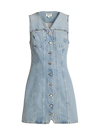 Trina Denim Sleeveless Minidress
