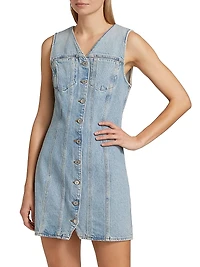 Trina Denim Sleeveless Minidress