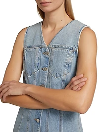 Trina Denim Sleeveless Minidress