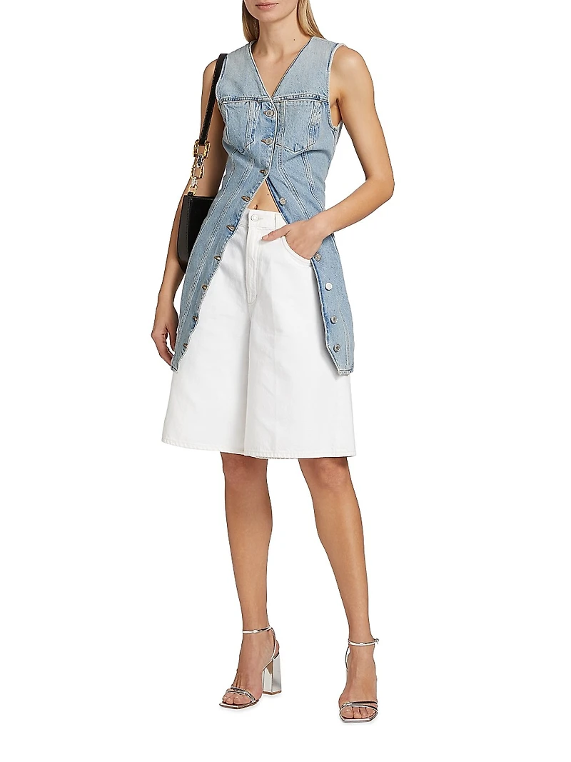 Trina Denim Sleeveless Minidress