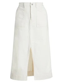 Lana Denim Midi-Skirt