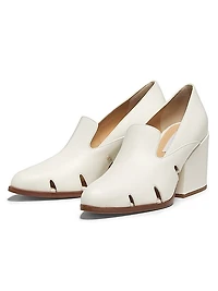 Eliza 80MM Leather Loafers