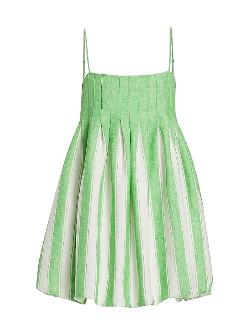 Kiki Linen-Blend Minidress