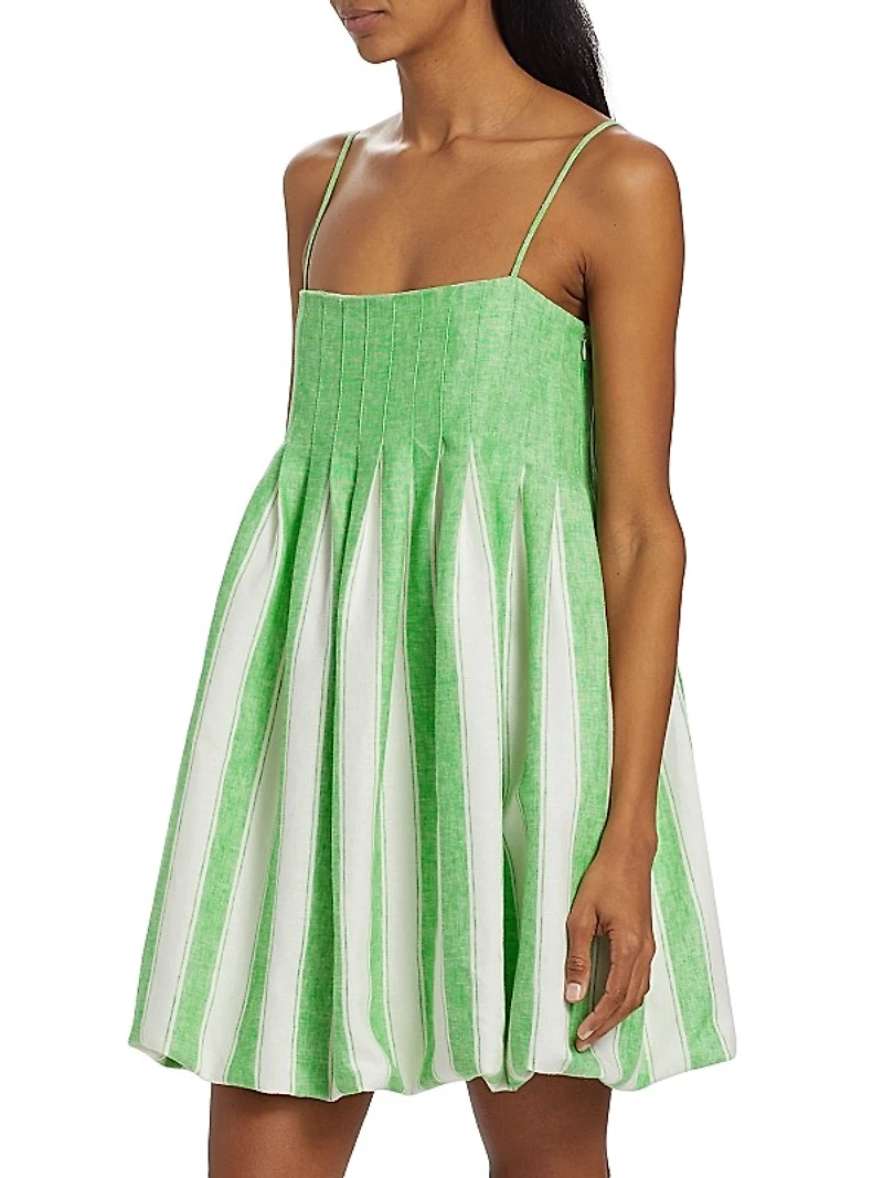 Kiki Linen-Blend Minidress