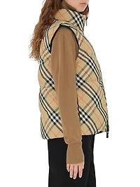 Reversible Check Down Vest