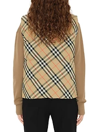 Reversible Check Down Vest