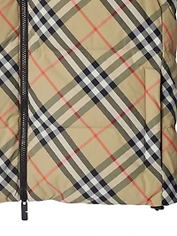 Reversible Check Down Vest