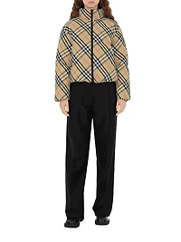 Reversible Check Down Jacket