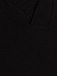 Stretch Cotton Mini Shirtdress