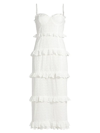 Sandrima Ruffle-Trimmed Midi-Dress