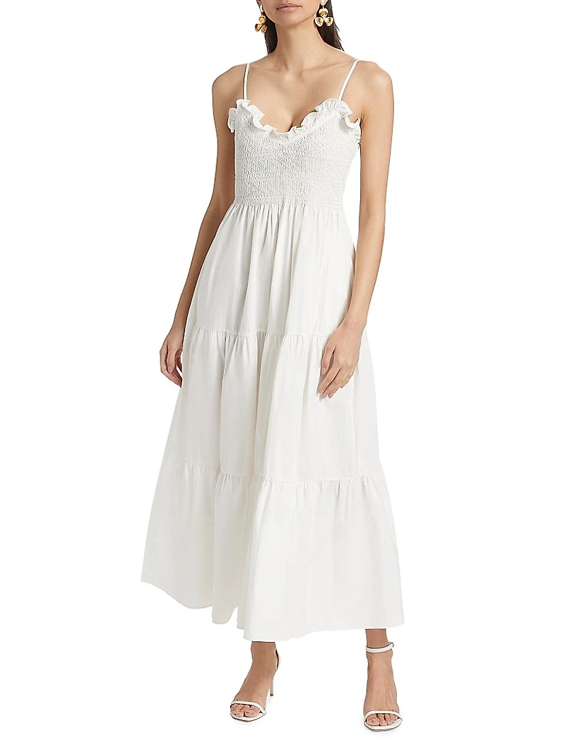 Seraphine Ruffle-Trimmed Maxi Dress