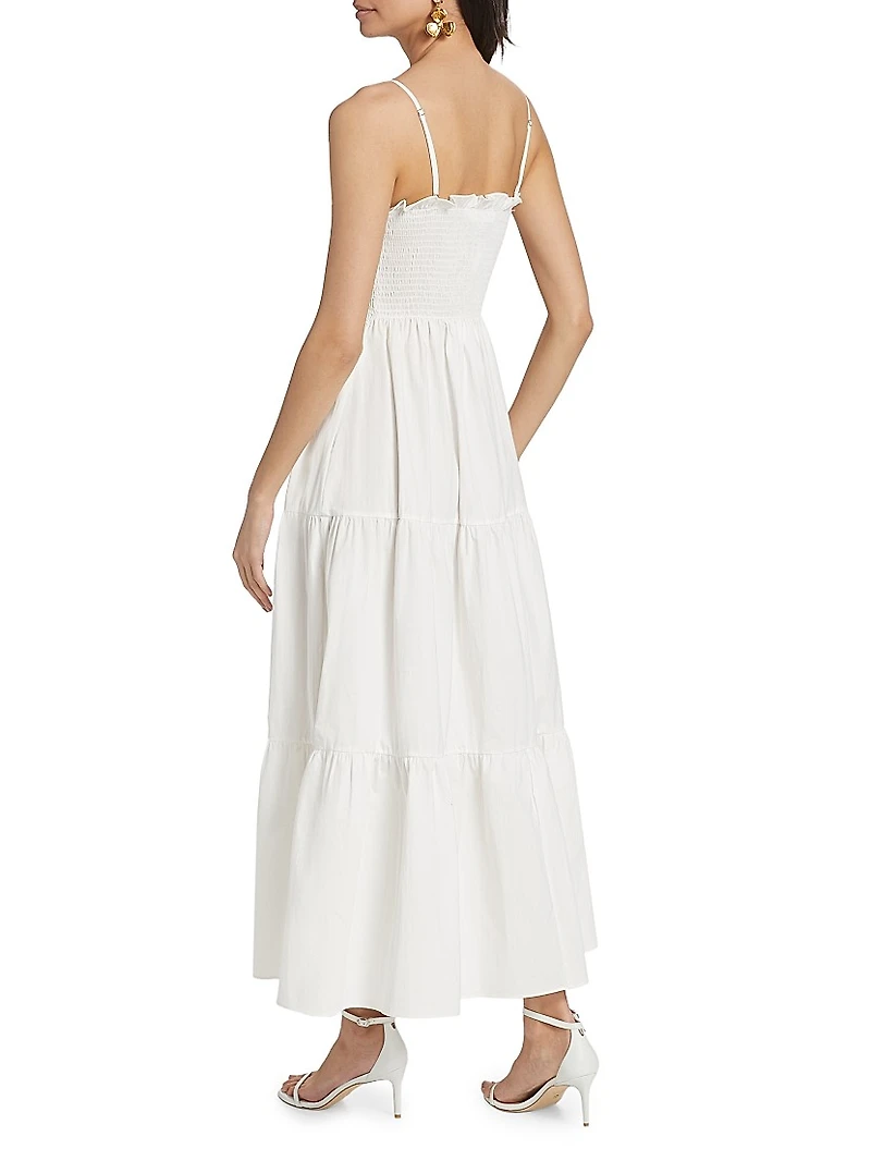 Seraphine Ruffle-Trimmed Maxi Dress