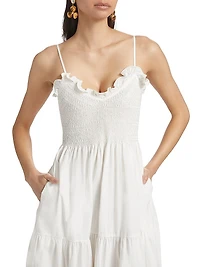 Seraphine Ruffle-Trimmed Maxi Dress