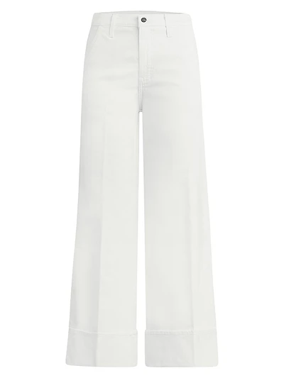 Trixie Wide-Leg Cuffed Pants