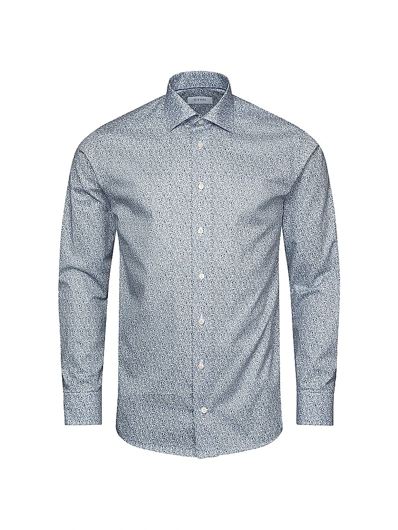 Contemporary-Fit Floral Print Shirt